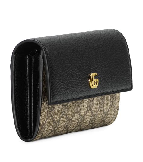 gucci continental leather wallet|Gucci wallets clearance.